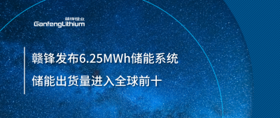 ESIE2025圓滿收官！贛鋒全新6.25MWh儲能系統(tǒng)成焦點，儲能出貨量進入全球前十